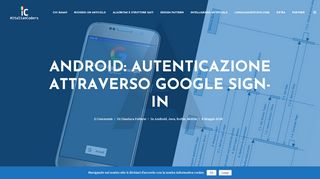 
                            10. Android: autenticazione attraverso Google Sign-In - ItalianCoders