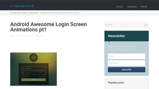 
                            9. Android Awesome Login Screen Animations pt1 - My Hexaville
