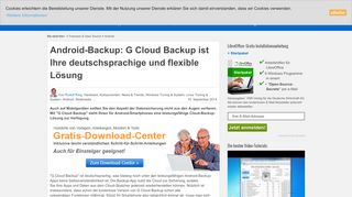 
                            6. Android-Backup: G Cloud Backup ist Ihre deutschsprachige und ...