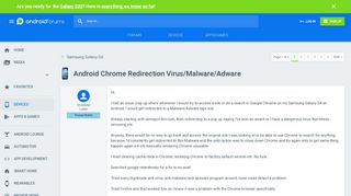 
                            7. Android Chrome Redirection Virus/Malware/Adware - Samsung Galaxy ...