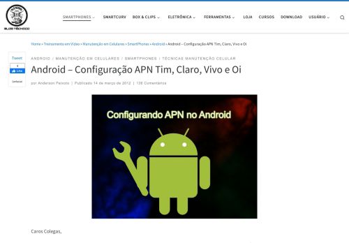 
                            7. Android – Configuração APN Tim, Claro, Vivo e Oi | - TELECELULA