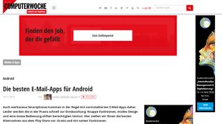 
                            11. Android: Die besten E-Mail-Apps für Android - computerwoche.de
