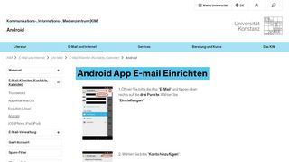 
                            9. Android | E-Mail-Klienten (Kontakte, Kalender) | Uni ... - (KIM) Konstanz