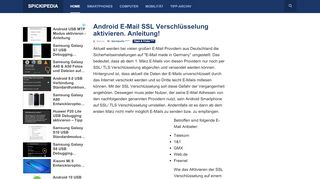 
                            11. Android E-Mail SSL Verschlüsselung aktivieren. Anleitung! - Spickipedia