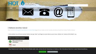 
                            13. Android einrichten - HOTdomains