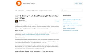 
                            11. Android - Enabling Google Cloud Messaging (Firebase) in Your ...