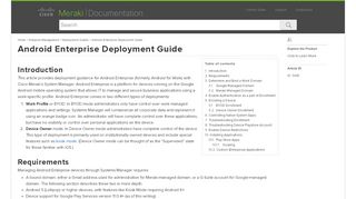 
                            13. Android Enterprise Deployment Guide - Cisco Meraki