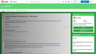 
                            5. Android Facebook Connection Issue - Help Please. : HayDay - Reddit