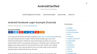 
                            6. Android Facebook Login Example [Tutorial] - AndroidClarified