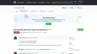 
                            7. [Android] Handle login exceptions · Issue #16 · uwblueprint/foe · GitHub