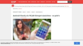 
                            13. Android-Handy als WLAN-Hotspot einrichten - so geht's - CHIP