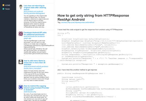 
                            11. Android - How to get only string from HTTPResponse RestApi Android