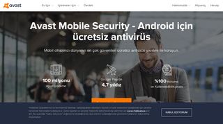 
                            3. Android İçin Ücretsiz Antivirüs Uygulaması | Avast Mobile Security