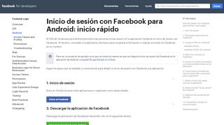
                            5. Android - Inicio de sesión con Facebook - Facebook for Developers