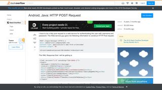 
                            1. Android, Java: HTTP POST Request - Stack Overflow