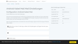 
                            9. Android Kabel Mail Mail Einstellungen