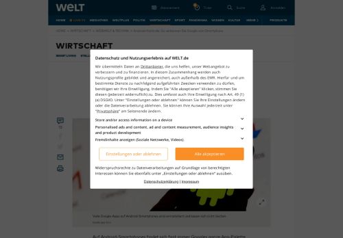 
                            6. Android-Kontrolle: So verbannen Sie Google vom Smartphone - WELT