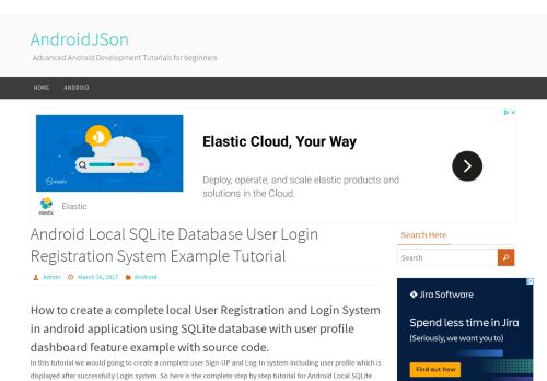 
                            4. Android Local SQLite Database User Login Registration System ...