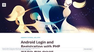 
                            4. Android Login and Registration with PHP, MySQL and SQLite | alltuto35