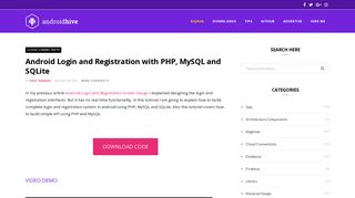 
                            8. Android Login and Registration with PHP, MySQL and SQLite