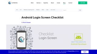 
                            12. Android Login Screen Checklist - Lemberg Solutions