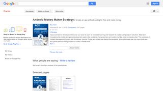 
                            13. Android Money Maker Strategy: Create an app without coding for free ...