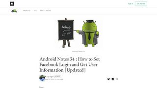 
                            2. Android Notes 34 : How to Set Facebook Login and Get User ...