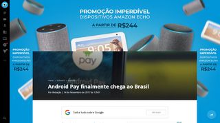 
                            5. Android Pay finalmente chega ao Brasil - Android - Canaltech