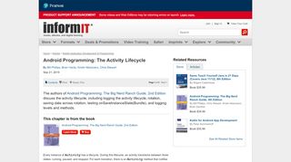 
                            5. Android Programming: The Activity Lifecycle | Logging the Activity ...