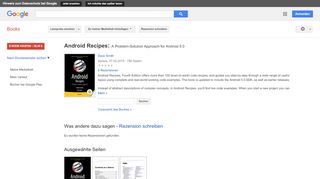 
                            11. Android Recipes: A Problem-Solution Approach for Android 5.0