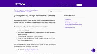 
                            12. [Android] Removing A Google Account From Your Phone – TextNow ...