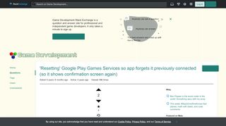 
                            9. android - 'Resetting' Google Play Games Services so app forgets it ...
