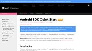 
                            2. Android SDK Quick Start | Spotify for Developers