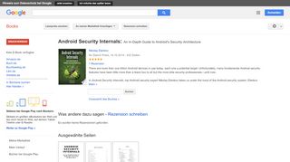 
                            9. Android Security Internals: An In-Depth Guide to Android's ... - Google Books-Ergebnisseite