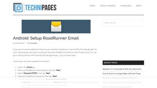 
                            10. Android: Setup RoadRunner Email - Technipages