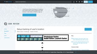 
                            4. android - Setup tracking of user's location - Code Review Stack ...