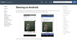 
                            4. Android - Sharing - Documentation - Facebook for ...
