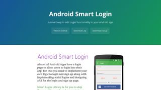 
                            3. Android Smart Login by CodelightStudios - GitHub Pages