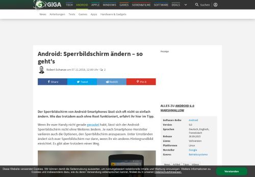 
                            10. Android: Sperrbildschirm ändern – so geht's – GIGA