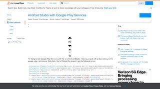 
                            4. Android Studio with Google Play Services - Stack Overflow