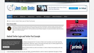 
                            12. Android Twitter Login and Twitter Post Example | Examples Java ...