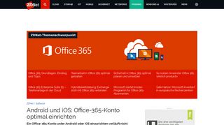 
                            5. Android und iOS: Office-365-Konto optimal einrichten | ZDNet.de