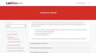 
                            12. Android | User Manual - LastPass