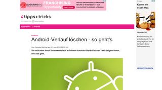 
                            3. Android-Verlauf löschen - so geht's - Heise