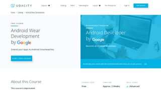 
                            11. Android Wear Development | Udacity