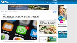 
                            12. Android: WhatsApp will alte Daten löschen - Wissen - Stuttgarter ...