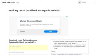 
                            9. android working registercallback - Facebook Login CallbackManager ...
