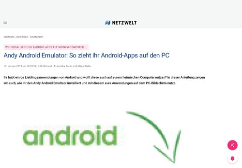 
                            8. Andy Android Emulator: So nutzt ihr Android-Apps auf dem Computer ...