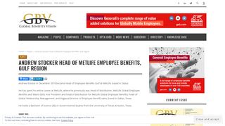 
                            10. Andy Stocker Head of MetLife Employee Benefits, Gulf Region ...