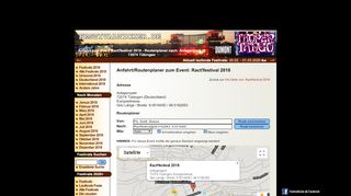 
                            9. Anfahrt/Routenplaner zum Event Ract!festival 2018 (08.06. - 09.06.2018)